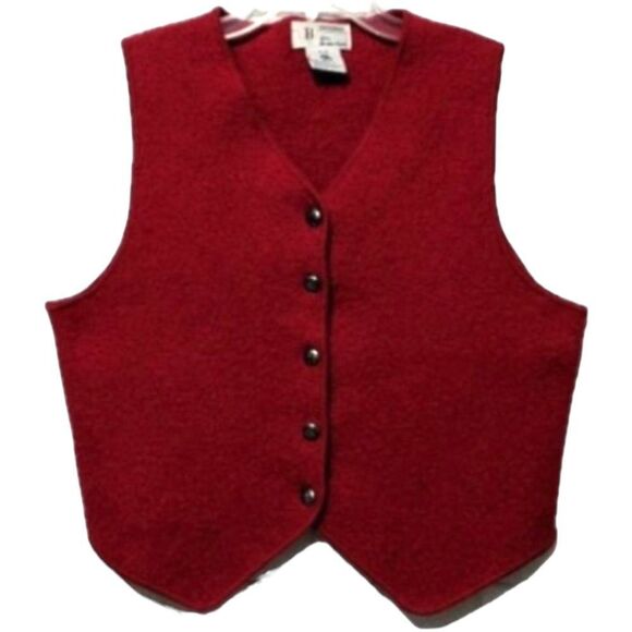 BRAEMAR BY JEREMY SCOTT Vintage 100% Wool Vest M - Picture 1 of 7